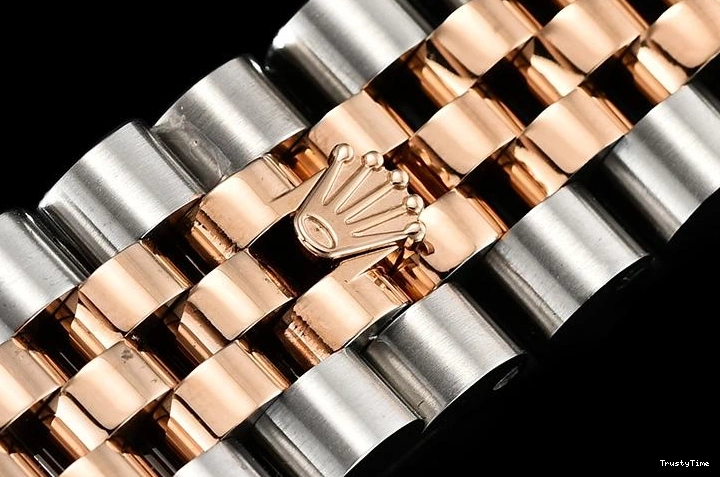 0226 Efficient ROLACC030 – 904L RG SS Jubilee Bracelet for Datejust 36mm 850